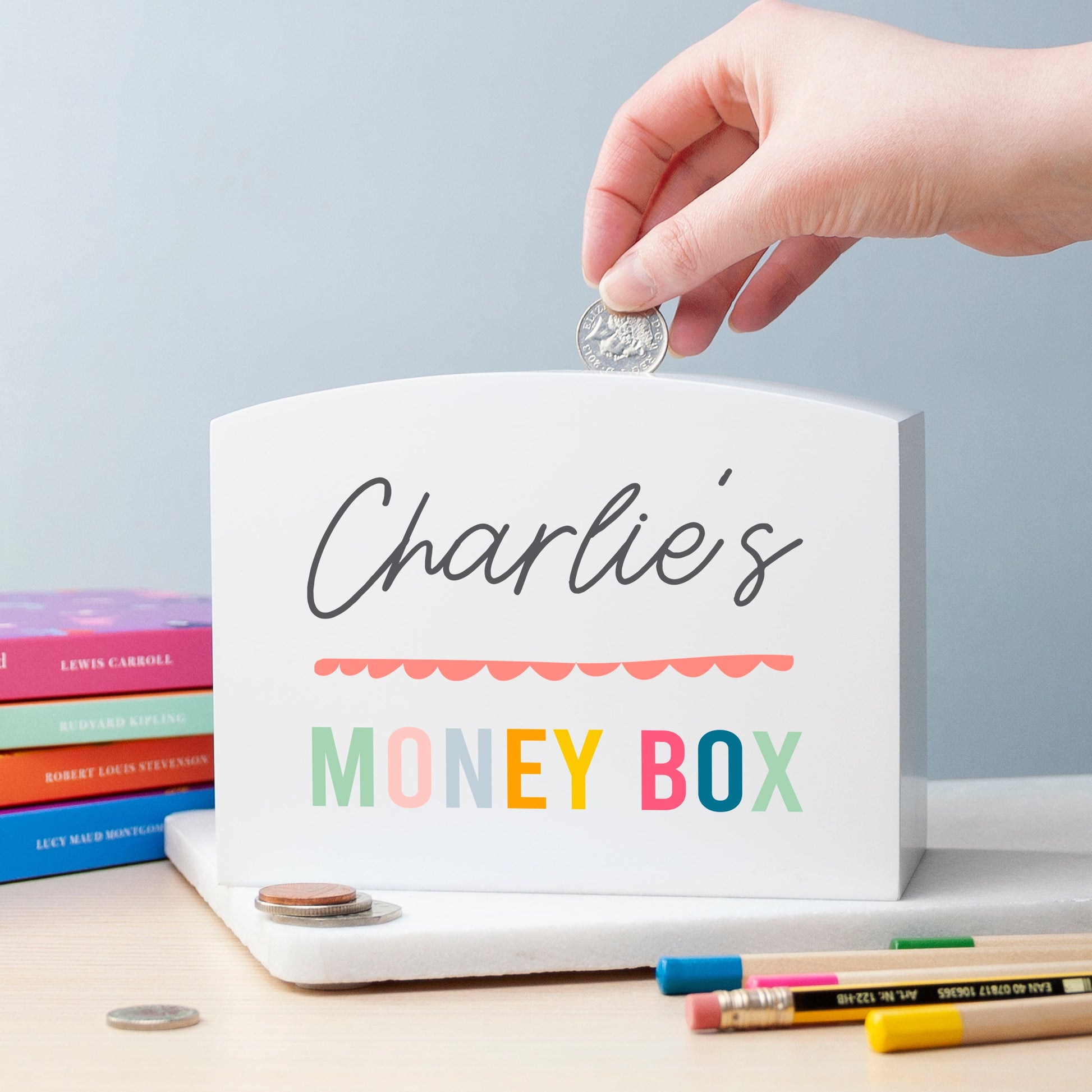 Personalized Money Boxes - Personalized Colourful Money Box 