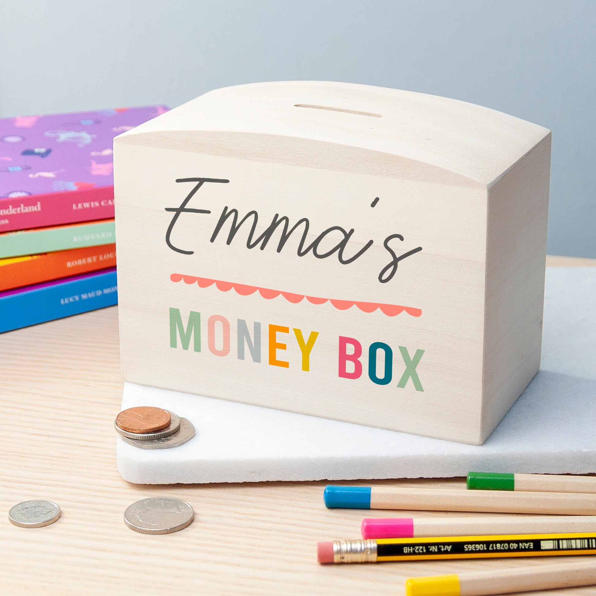 Personalized Money Boxes - Personalized Colourful Money Box 