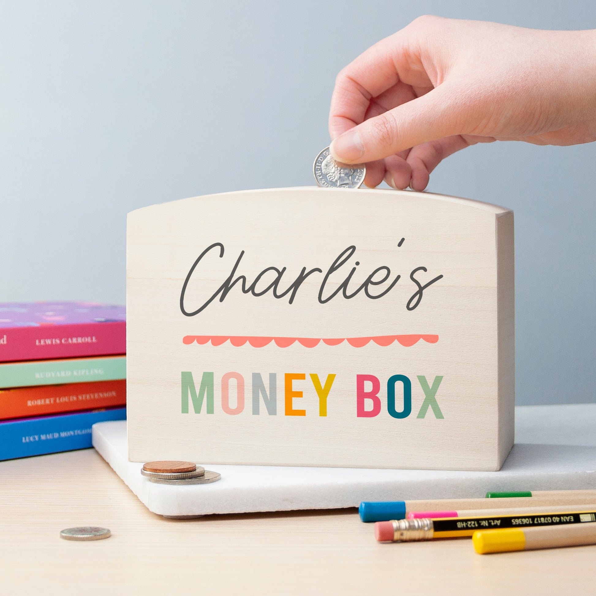 Personalized Money Boxes - Personalized Colourful Money Box 