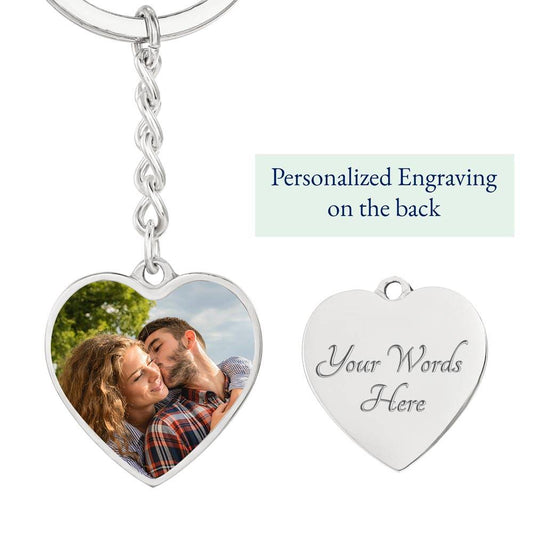 Thanks For Coming Personalized Photo Keychain