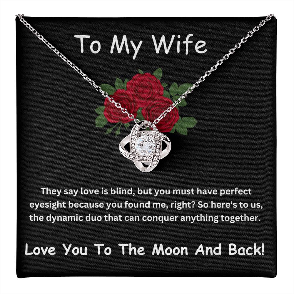 To Moon & Back Love Knot Necklace | Lovesakes | Sentimental Gifts
