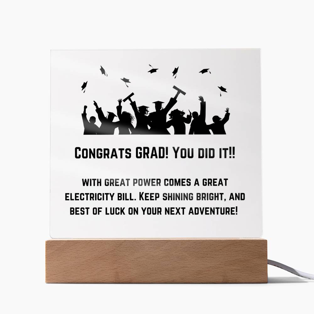 With Great Power...Graduation Plaque Lovesakes