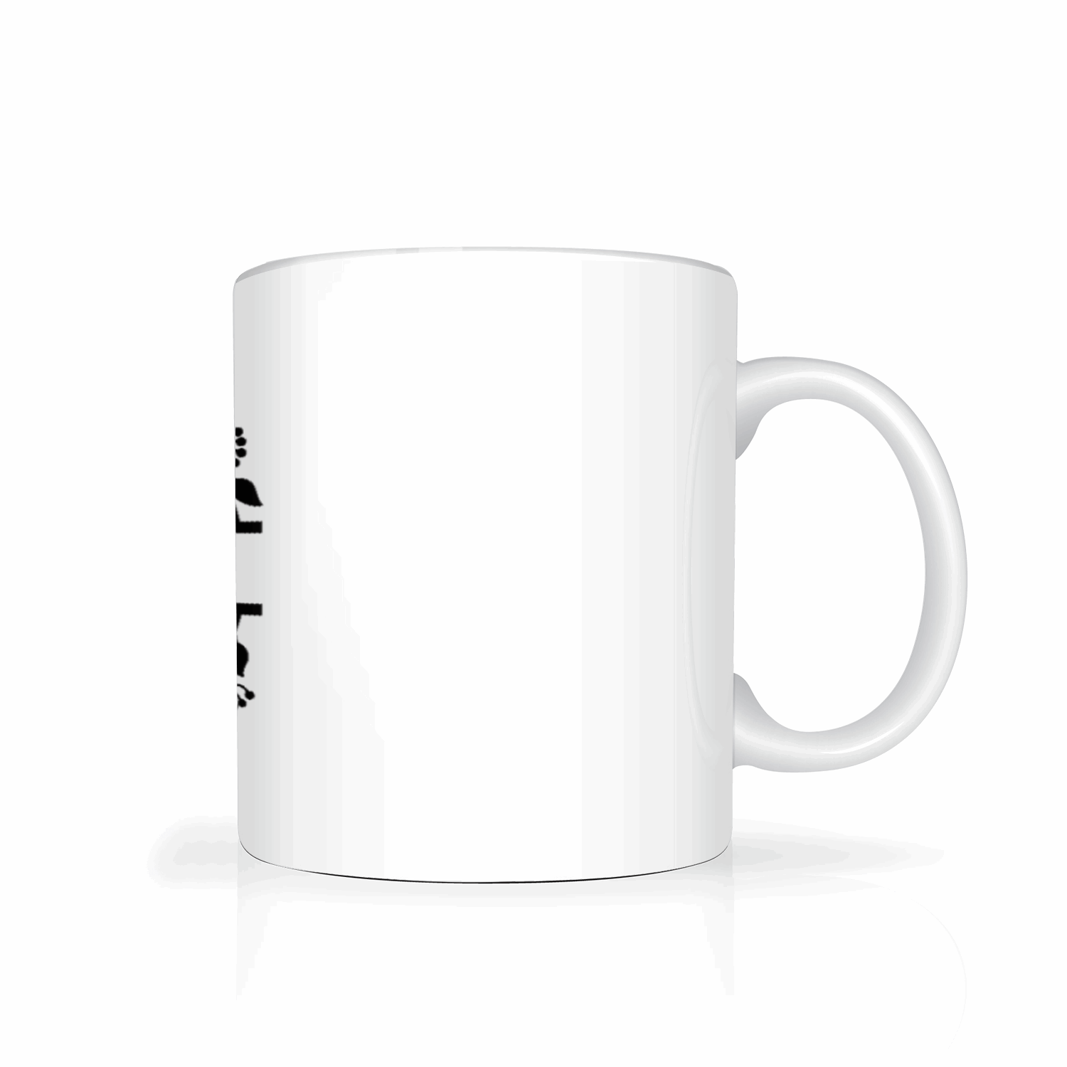 Personalized Mugs - A-Custom Split Initial Mug 