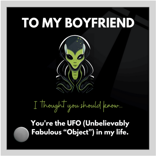 Alien Boyfriend Chronograph Watch + Message Display