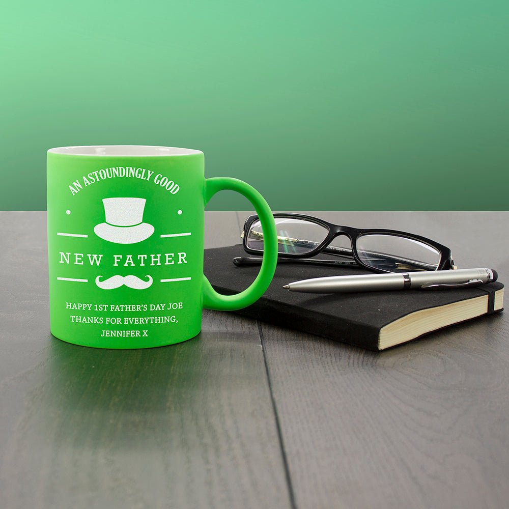 Personalized Mugs - An Astoundingly Good New Father Mug 