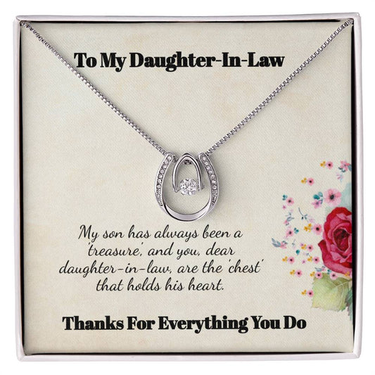 Daughter-In-Law Necklace + Personalized Card
