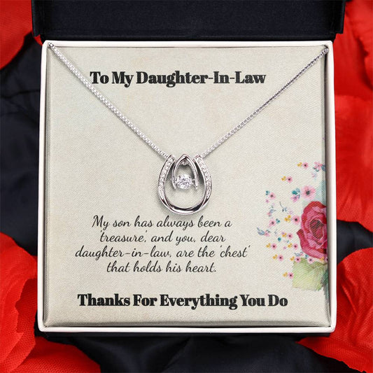 Daughter-In-Law Necklace + Personalized Card