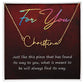 Personalized Necklaces + Message Cards - Signature Name Necklace - For You 