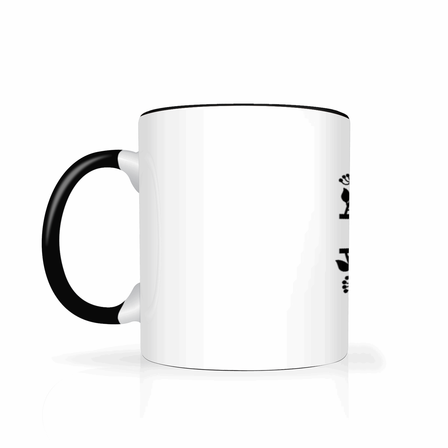 Personalized Mugs - B-Custom Monogram Mug 