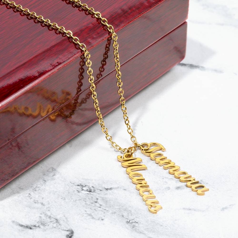 Personalized Necklaces + Message Cards - Best Friends Multi-Name Necklace 