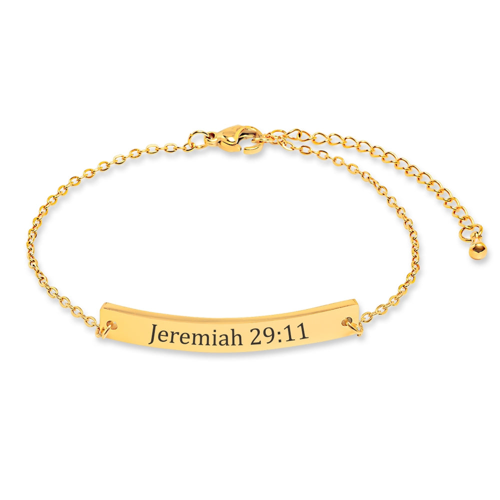 Personalized Bracelets - Bible Verse Bracelet 