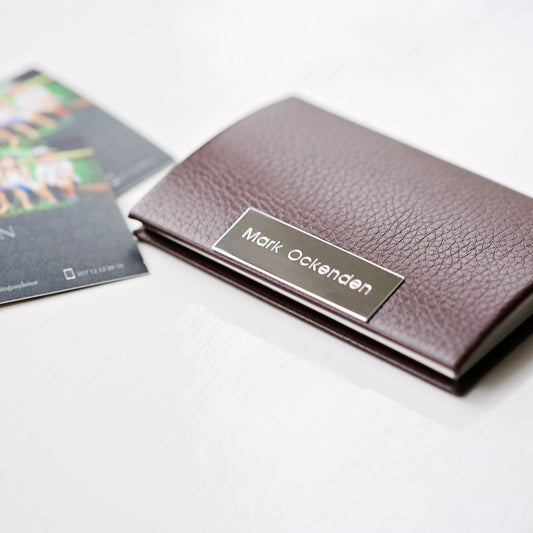 Engraved Personalized Card Holder