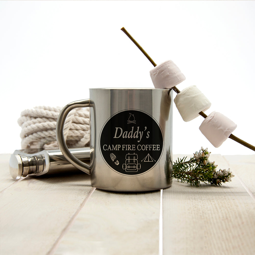Personalized Mugs - Daddy's Campfire Coffee Outdoor Mug 