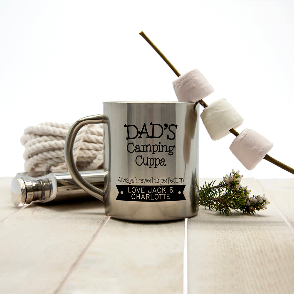 Personalized Mugs - Dad's Cuppa... Brewed To Perfection Outdoor Mug 