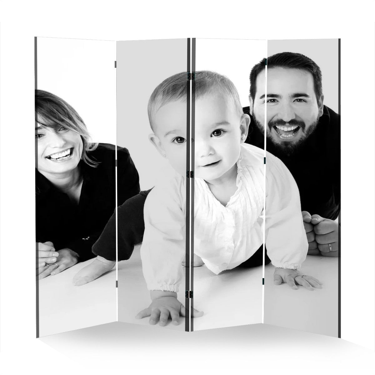 4-Panel Photo Personalized Room Divider - Lovesakes