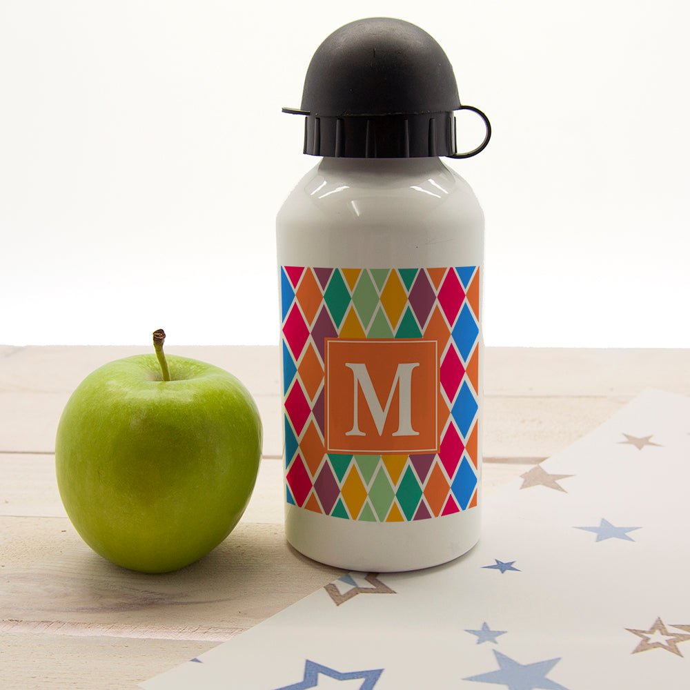 Personalized Water Bottles - Girls Stain Glass Window Personalized Water Bottle 