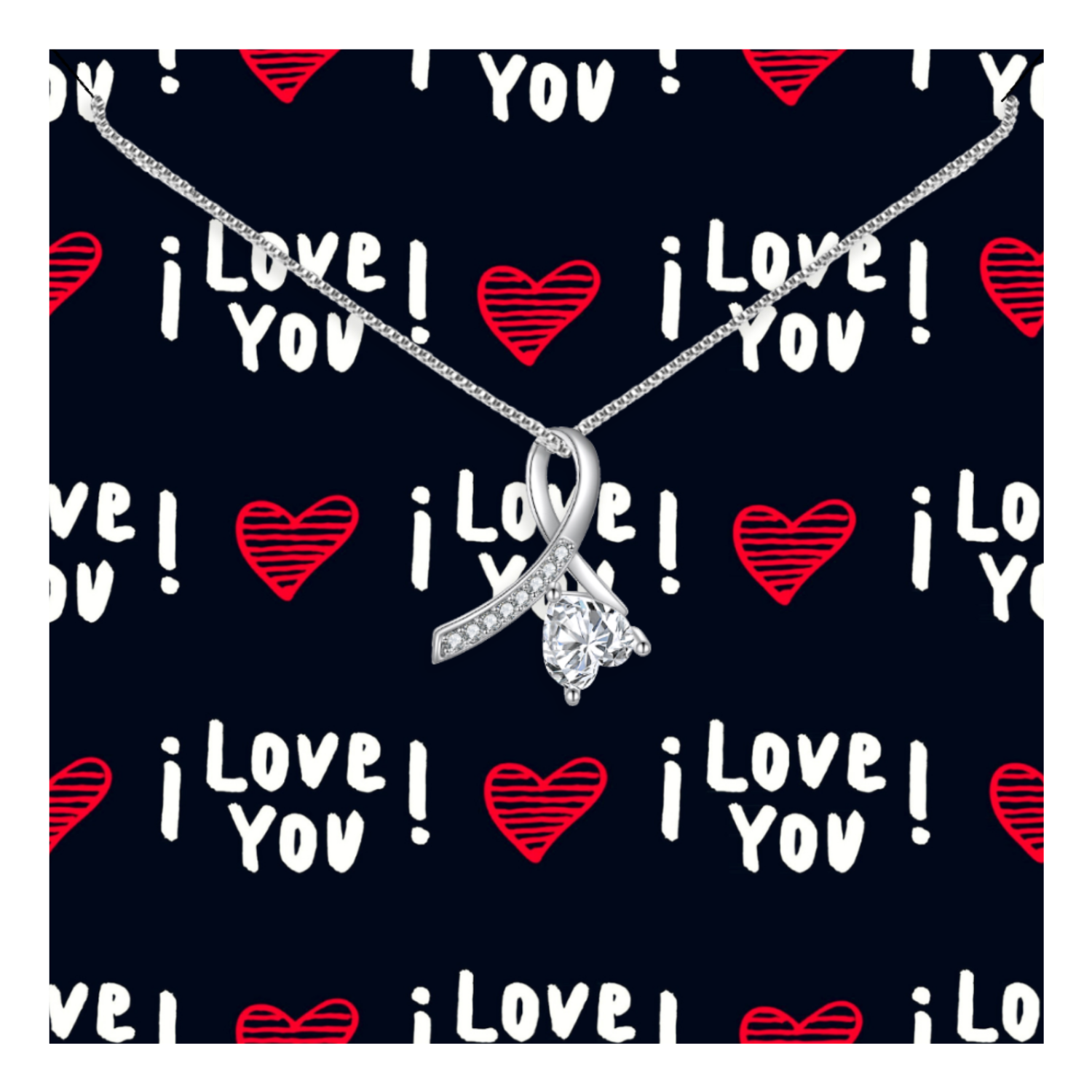 Personalized Necklaces - I Love You Necklace 