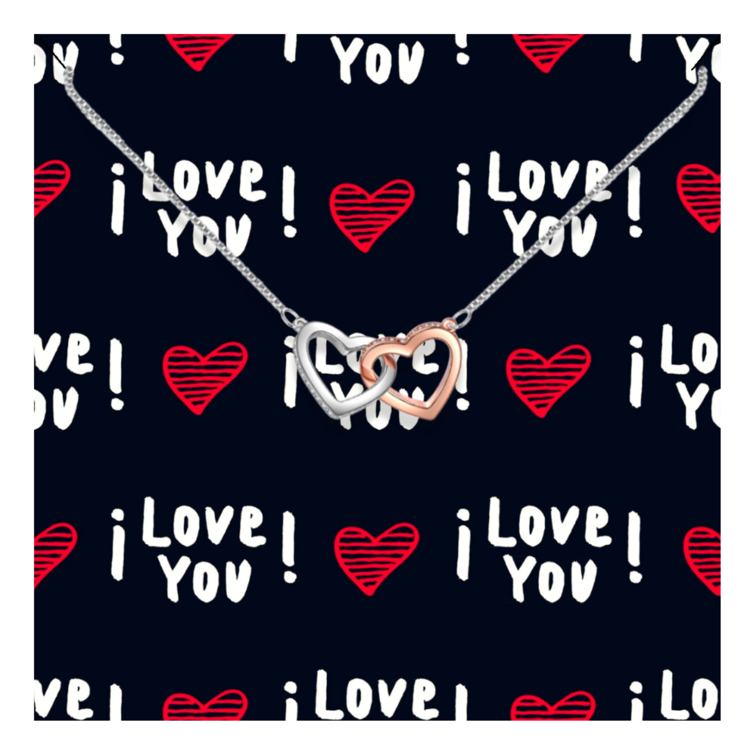 Personalized Necklaces - I Love You Necklace 