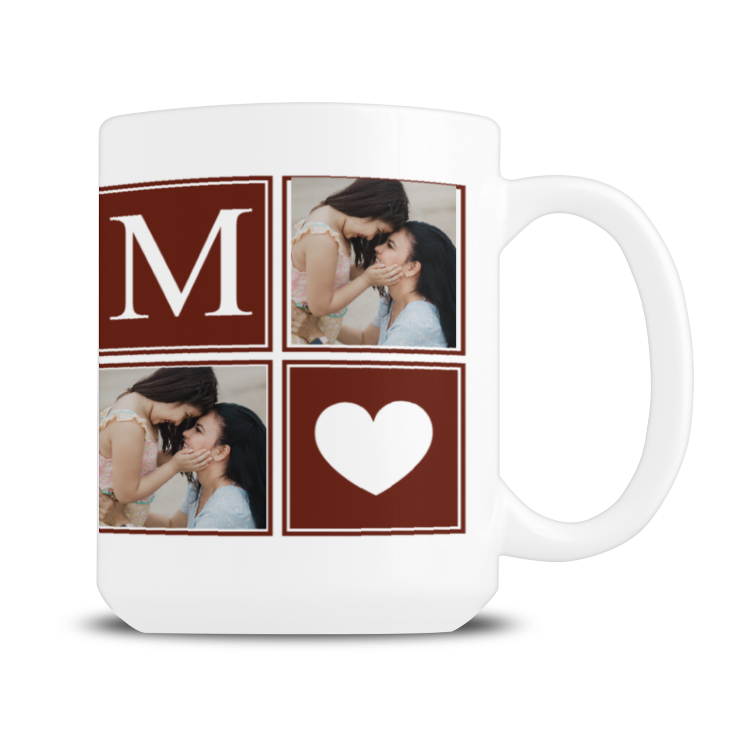 Personalized Mugs - Grande Custom Mom Photo Mug 