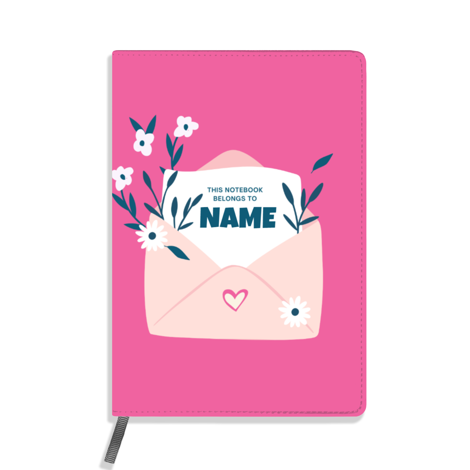 Personalized Notebook/Journals - Personalized Floral Pink Journal 