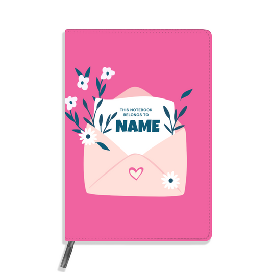 Personalized Floral Pink Journal