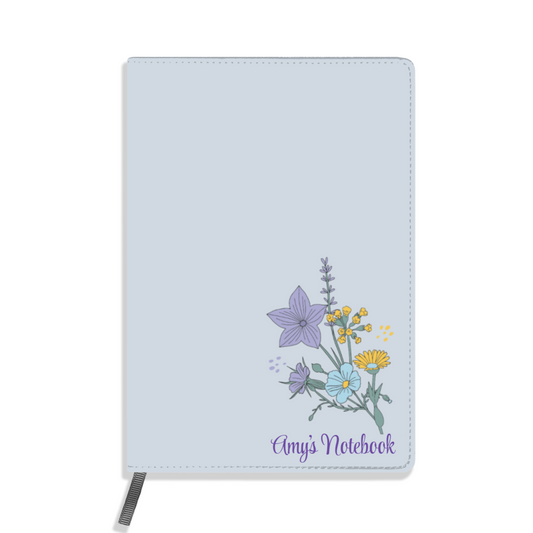 Personalized Floral Journal