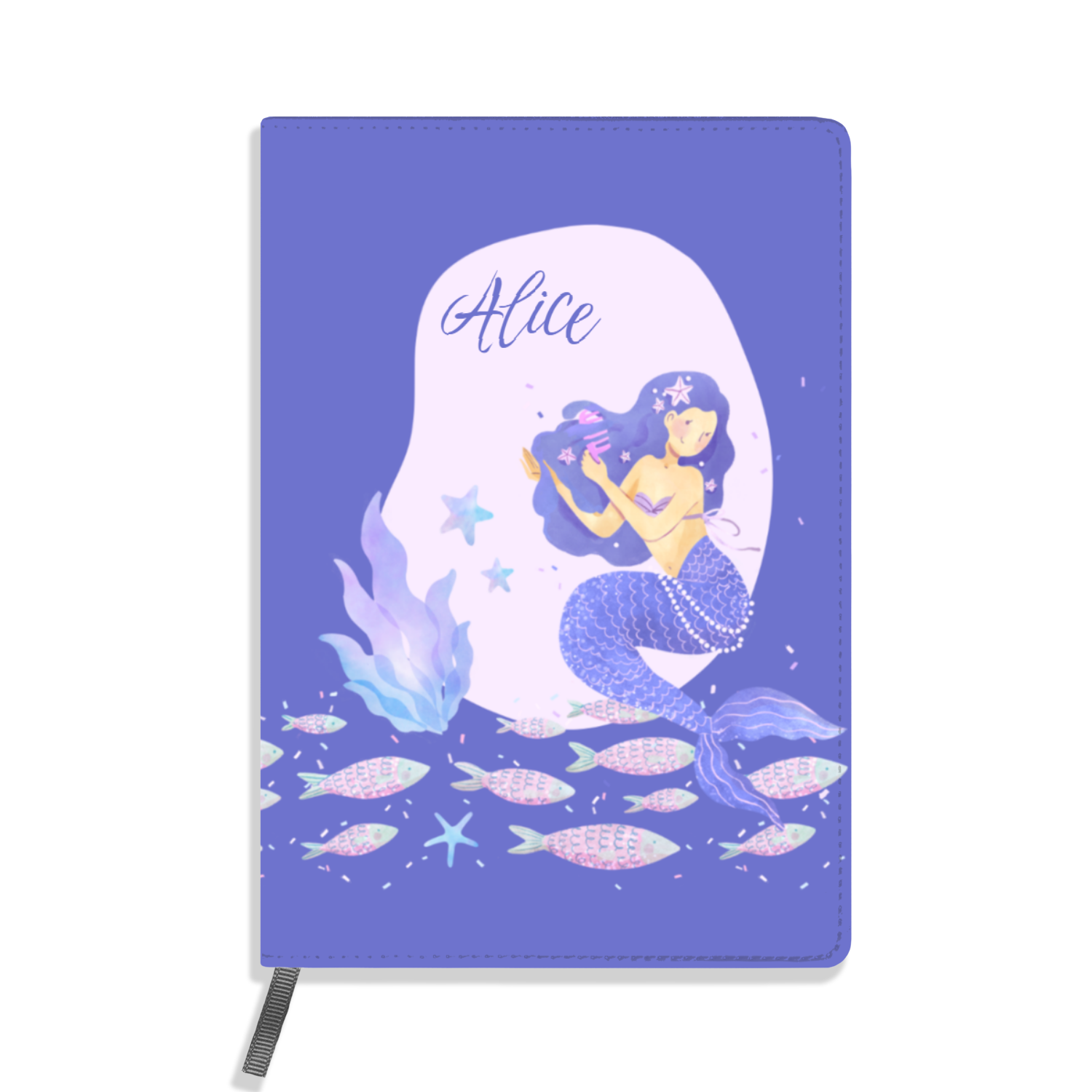 Personalized Notebook/Journals - Personalized Mermaid Notebook 