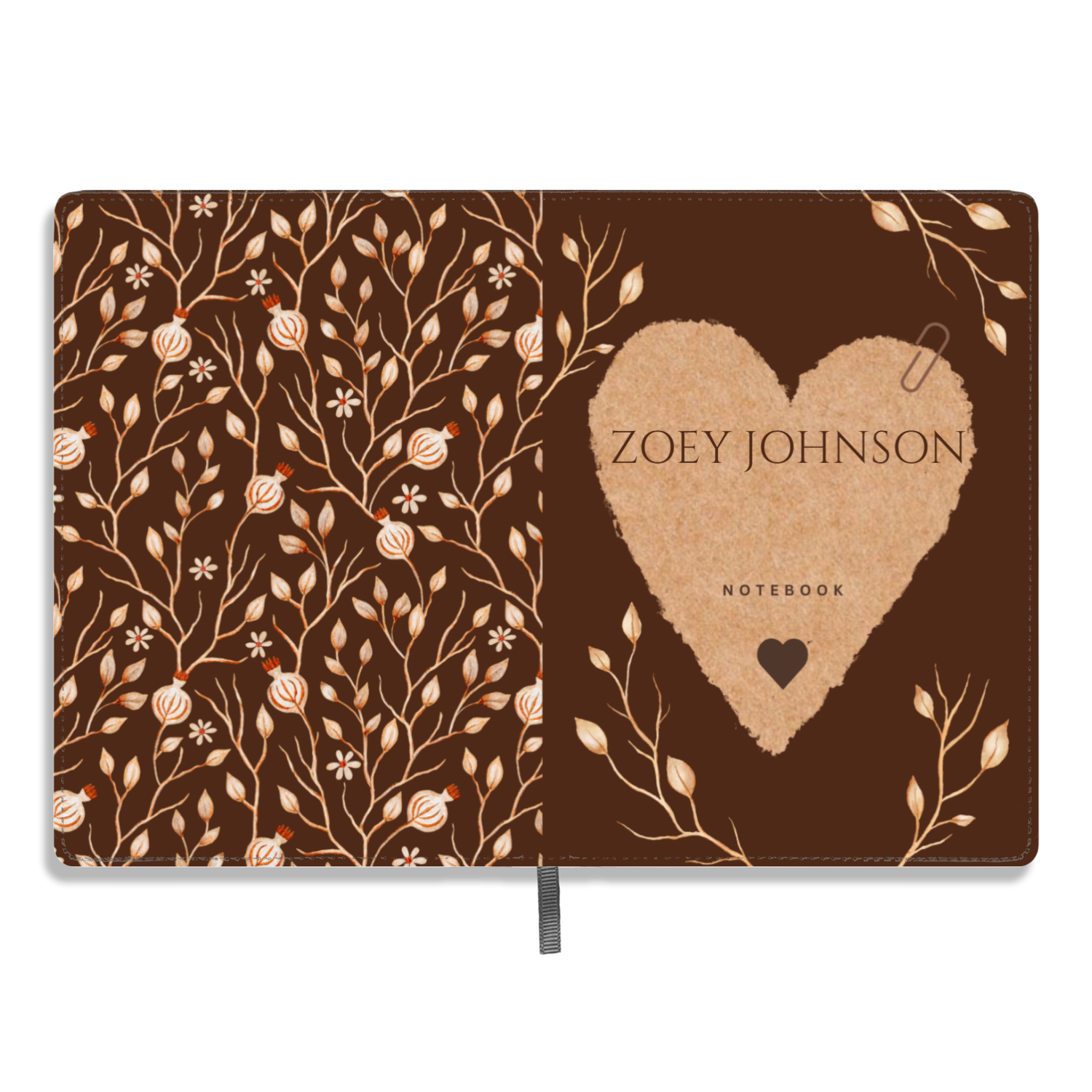 Personalized Notebook/Journals - Enchanting Heart Journal 
