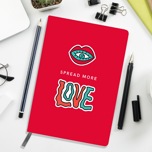 Faux Leather Journal - Spread More Love