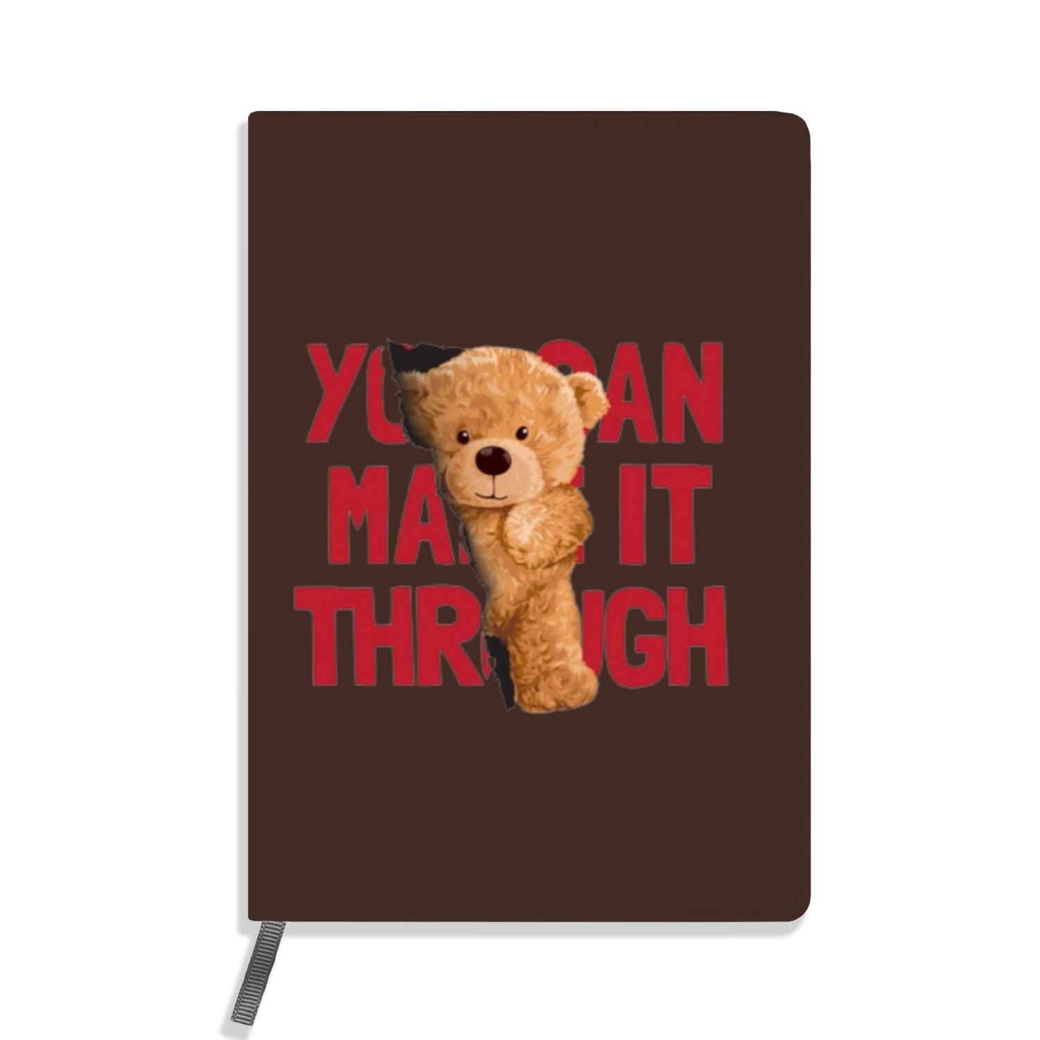 Personalized Notebook/Journals - Faux Leather Teddy Notebook 