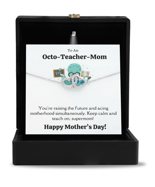 Locked Hearts Bracelet + Octo-Teacher Mom Card
