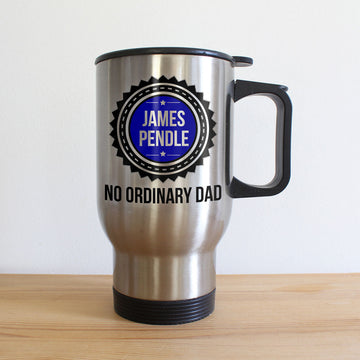 No Ordinary Dad Personalized Travel Mug - GiftsofaKind