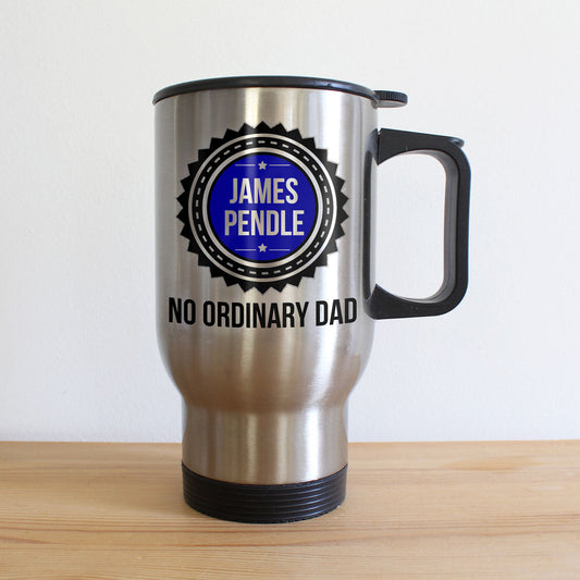 No Ordinary Dad Personalized Travel Mug