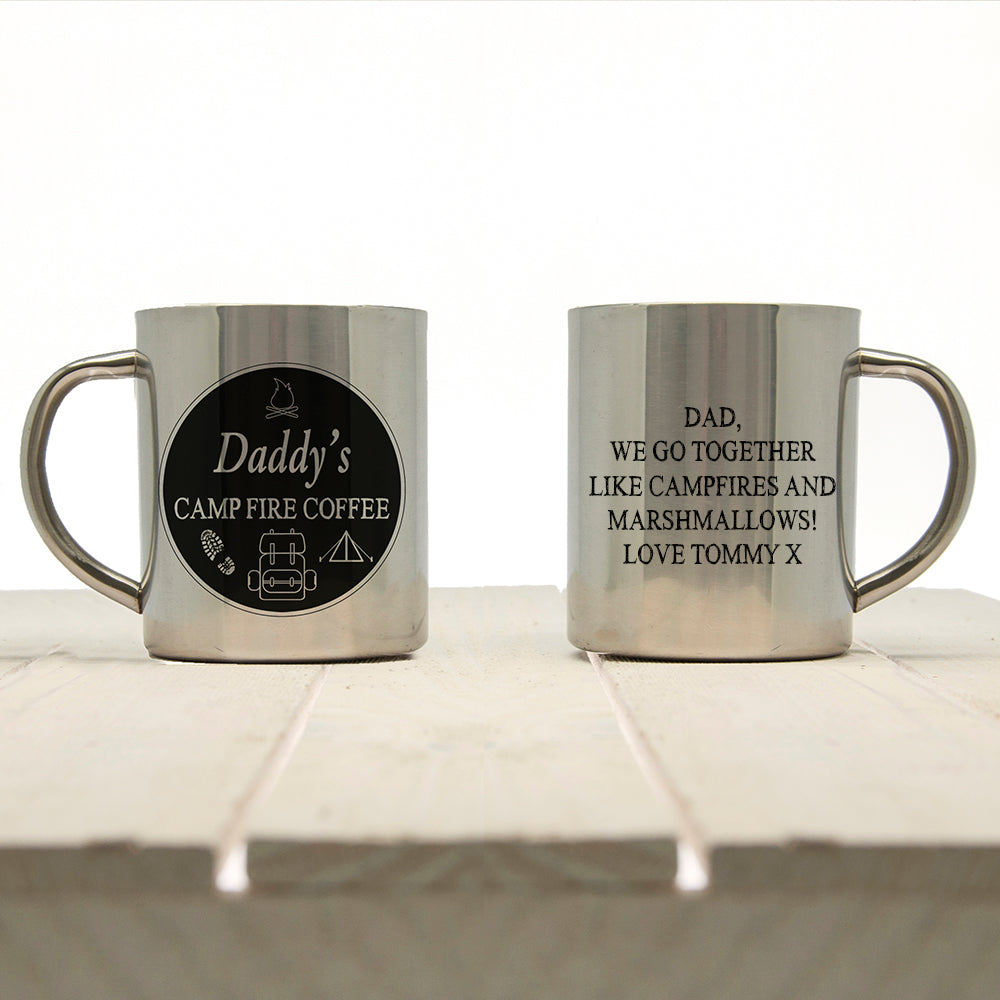 Personalized Mugs - Daddy's Campfire Coffee Outdoor Mug 
