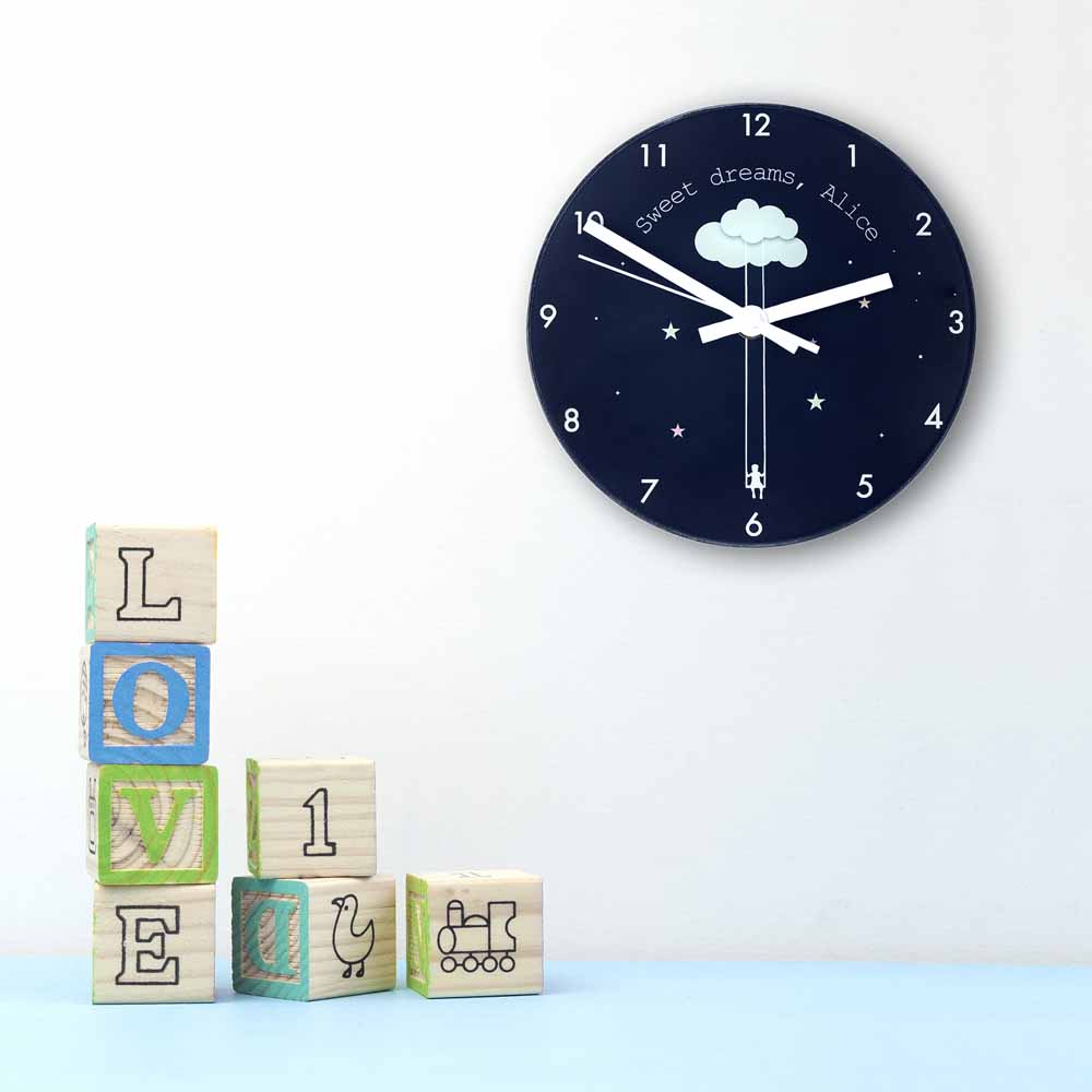 Personalized Clocks - Personalized Sweet Dreams Wall Clock 