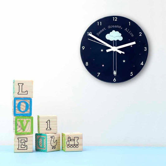 Personalized Sweet Dreams Wall Clock