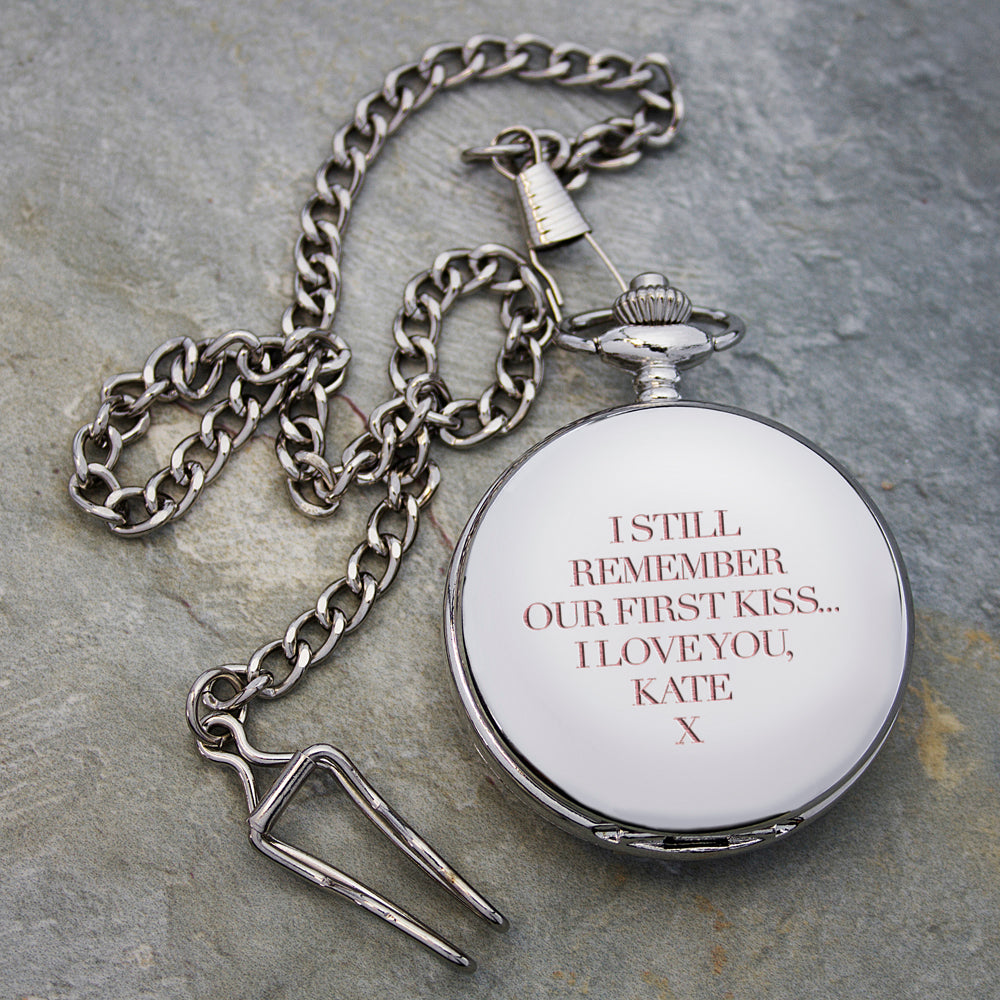Personalized Pocket Watches - Personalized Heritage Pocket Watch 