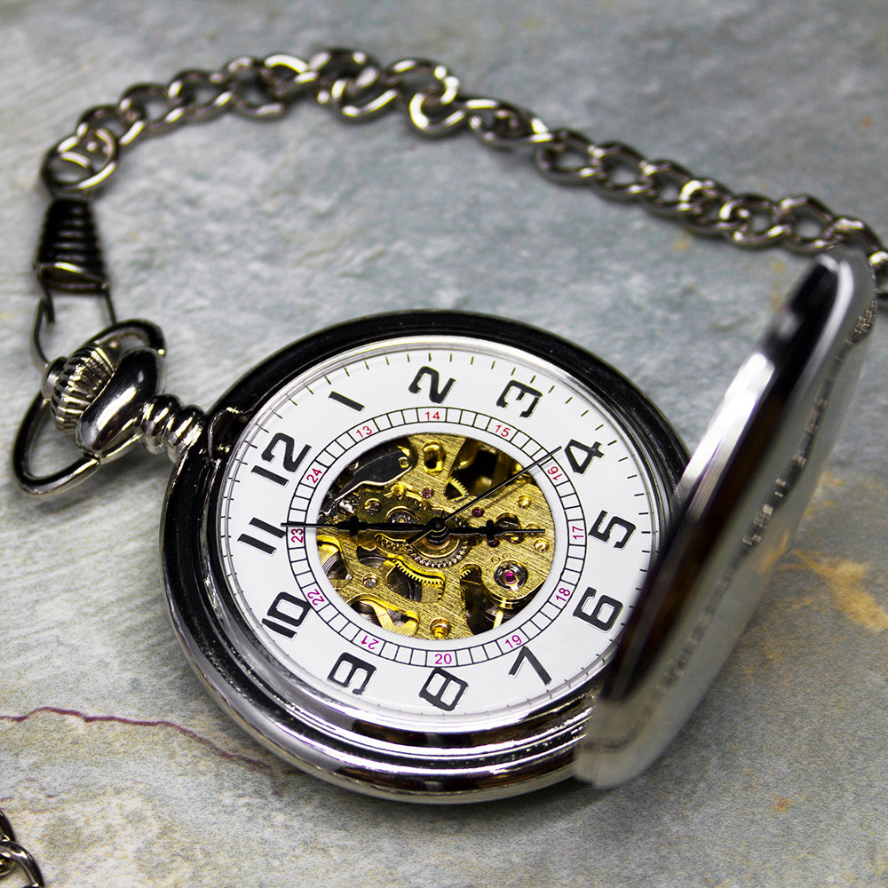 Personalized Pocket Watches - Personalized Couple's Pocket Watch 