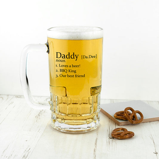Personalized Definition Beer Glass Tankard