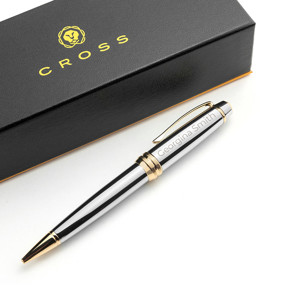 Personalized Pens - Personalized Silver Gold Medallist Pen 