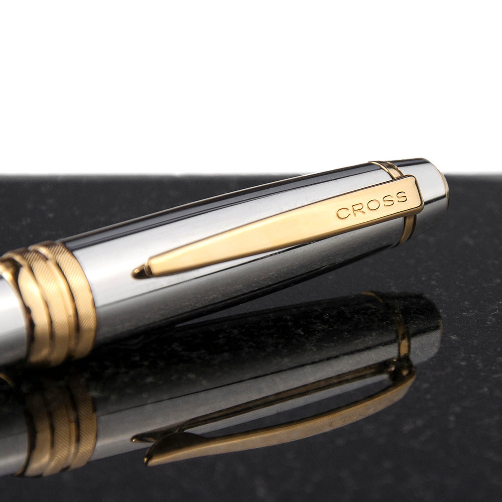 Personalized Pens - Personalised Cross Silver Gold Medallist Pen 