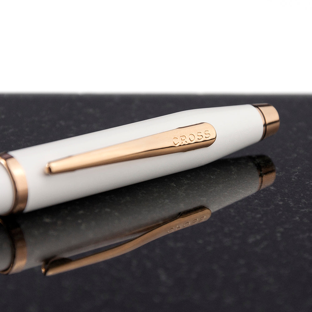 Personalized Pens - Personalized Cross Century II Pen in White 