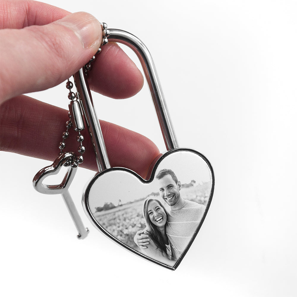 Personalized Keepsakes - Personalized Favourite Memory Heart Padlock 