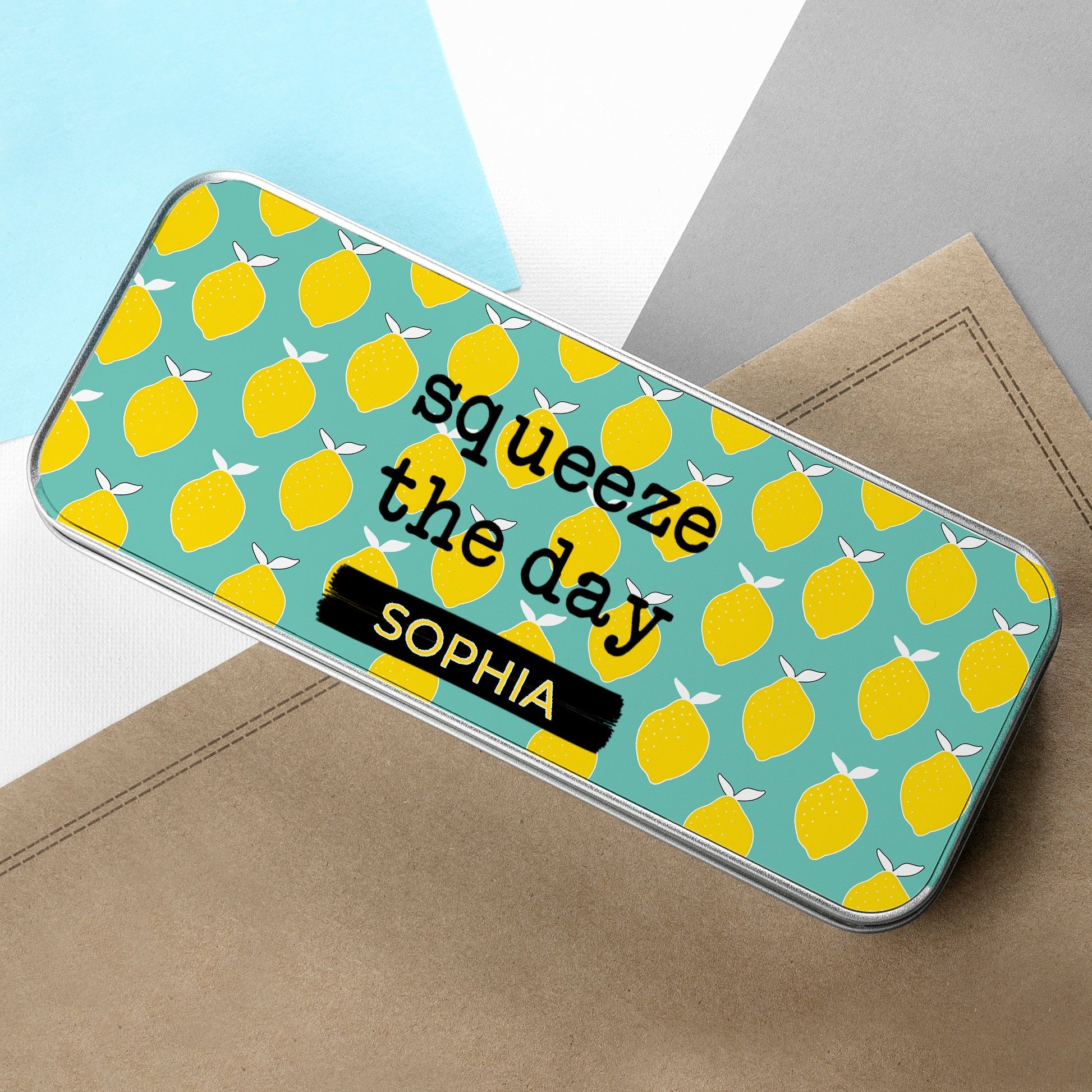 Personalized Pencil Cases - Squeeze The Day Pencil Case 