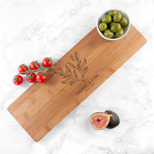 Personalized Happy Couple Serving Board
