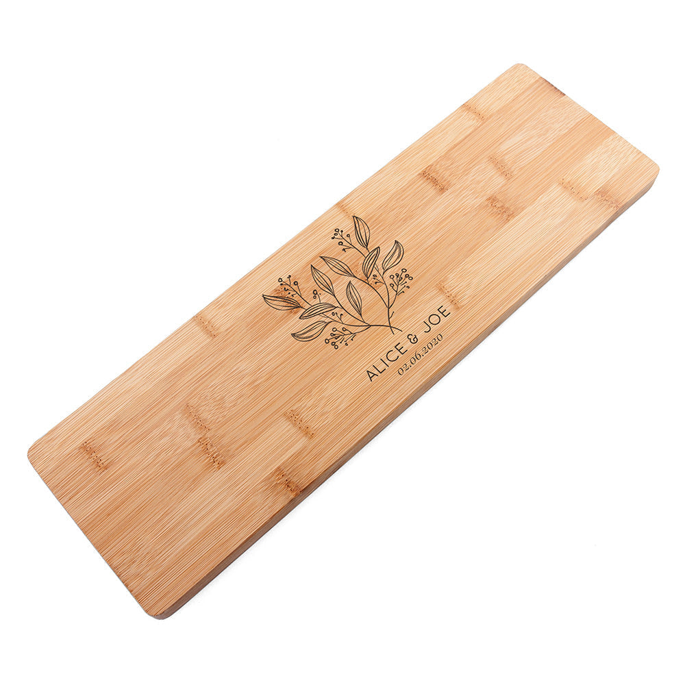 Personalized Serving Boards - Personalized Happy Couple Serving Board 