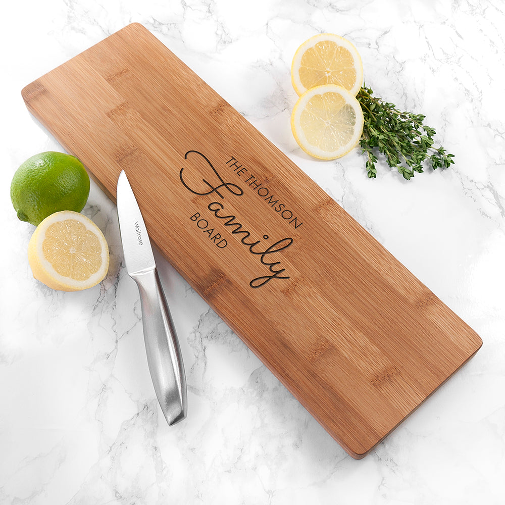 Personalized Serving Boards - Personalized Family Serving Board 
