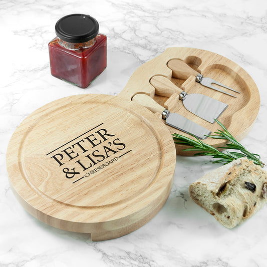 Personalized Couple Cheese Board