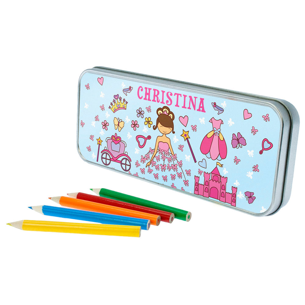 Personalized Pencil Cases - Pretty Princess Pencil Case 