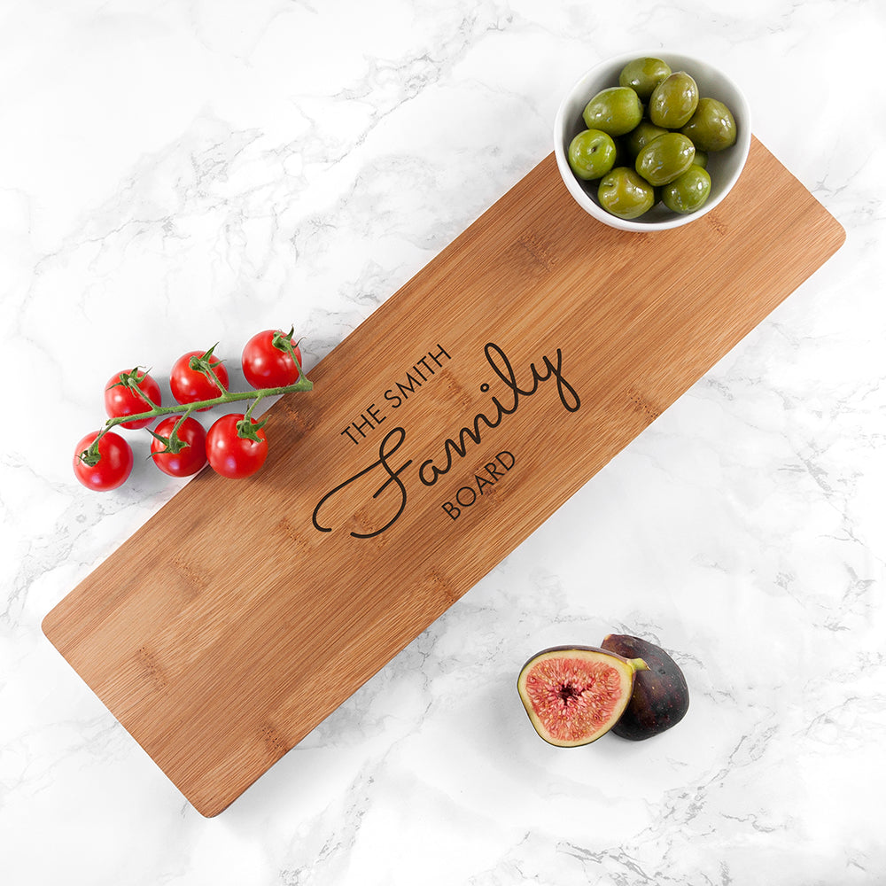 Personalized Serving Boards - Personalized Family Serving Board 